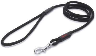 klassische Hundeleine - S - 115cm - schwarz